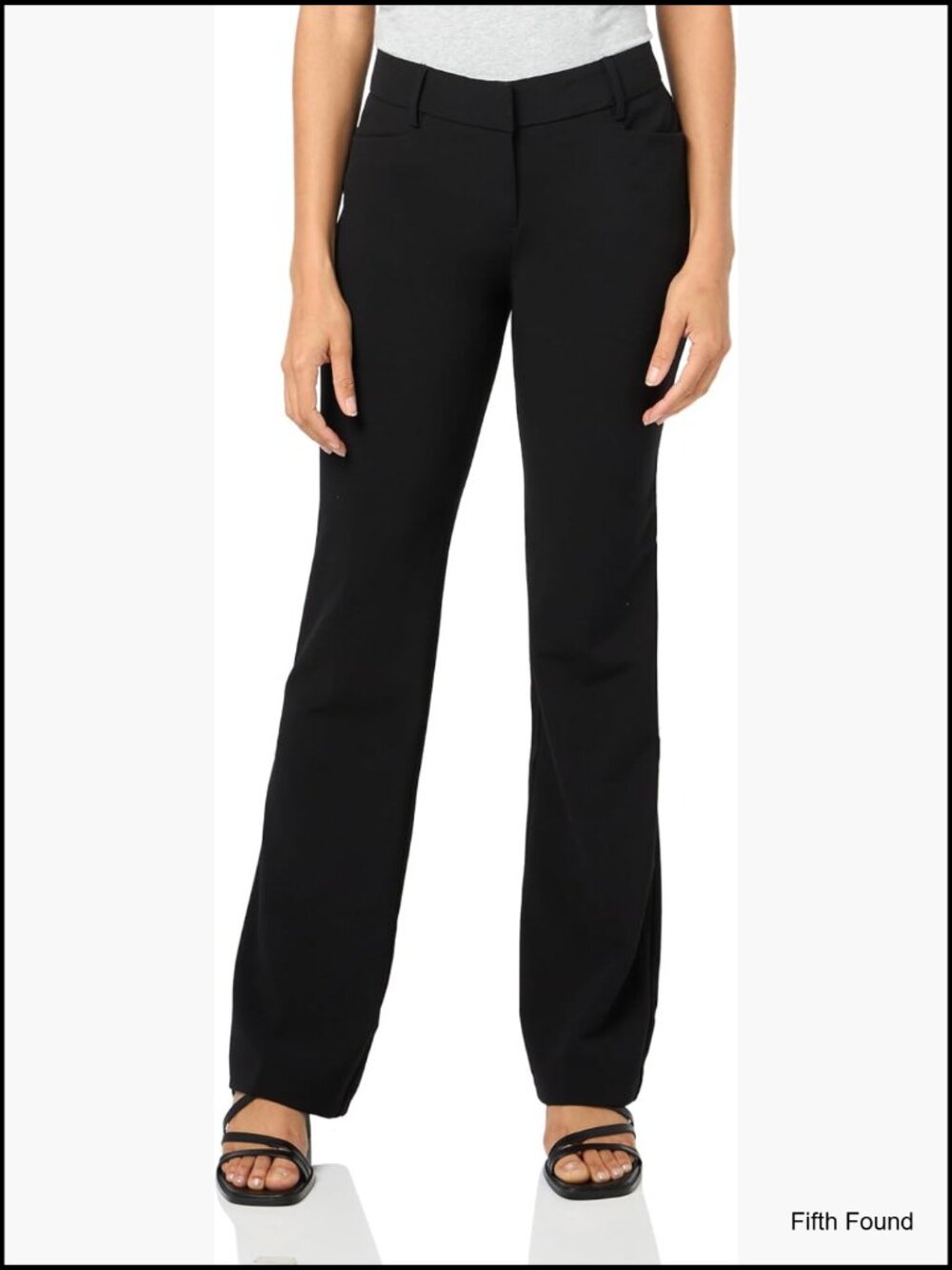 Wide Leg Trouser Pant Junior's Fit Wrinkle Resistant